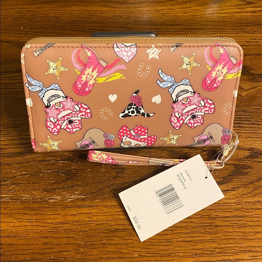 Betsey Johnson Zip-Around Wallet - Picture 2 of 6